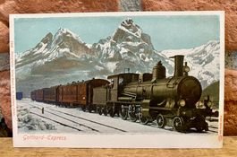 GOTTHARD-EXPRESS mit den beiden Mythen