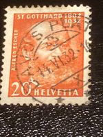 Alfred Escher ZNr. 192 1- 932 Vollstempel Davos Platz