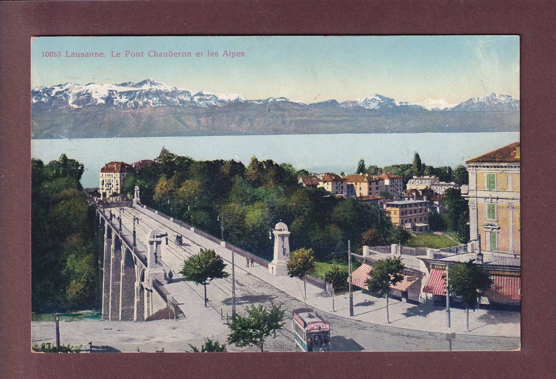 Ansichtskarten: LAUSANNE - Pont Chauderon - Tram - 1915 – Gebraucht aus Pully von nicecards