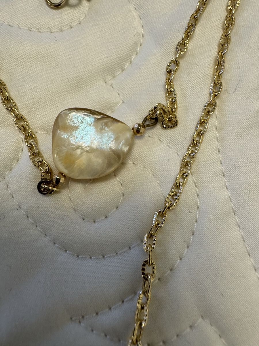 Catenine: SCHICKE KETTE MIT PERLMUT – Usato da Steinhausen venduto da Mimirose114 3