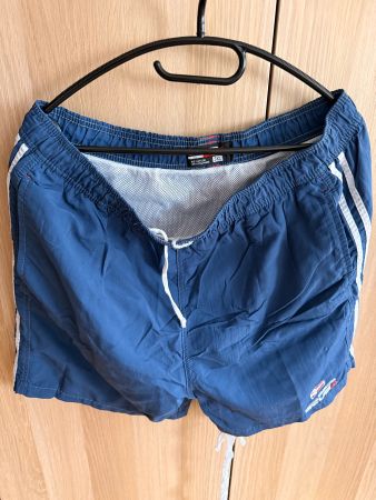 Badehose kurz Blau Gr. 3XL