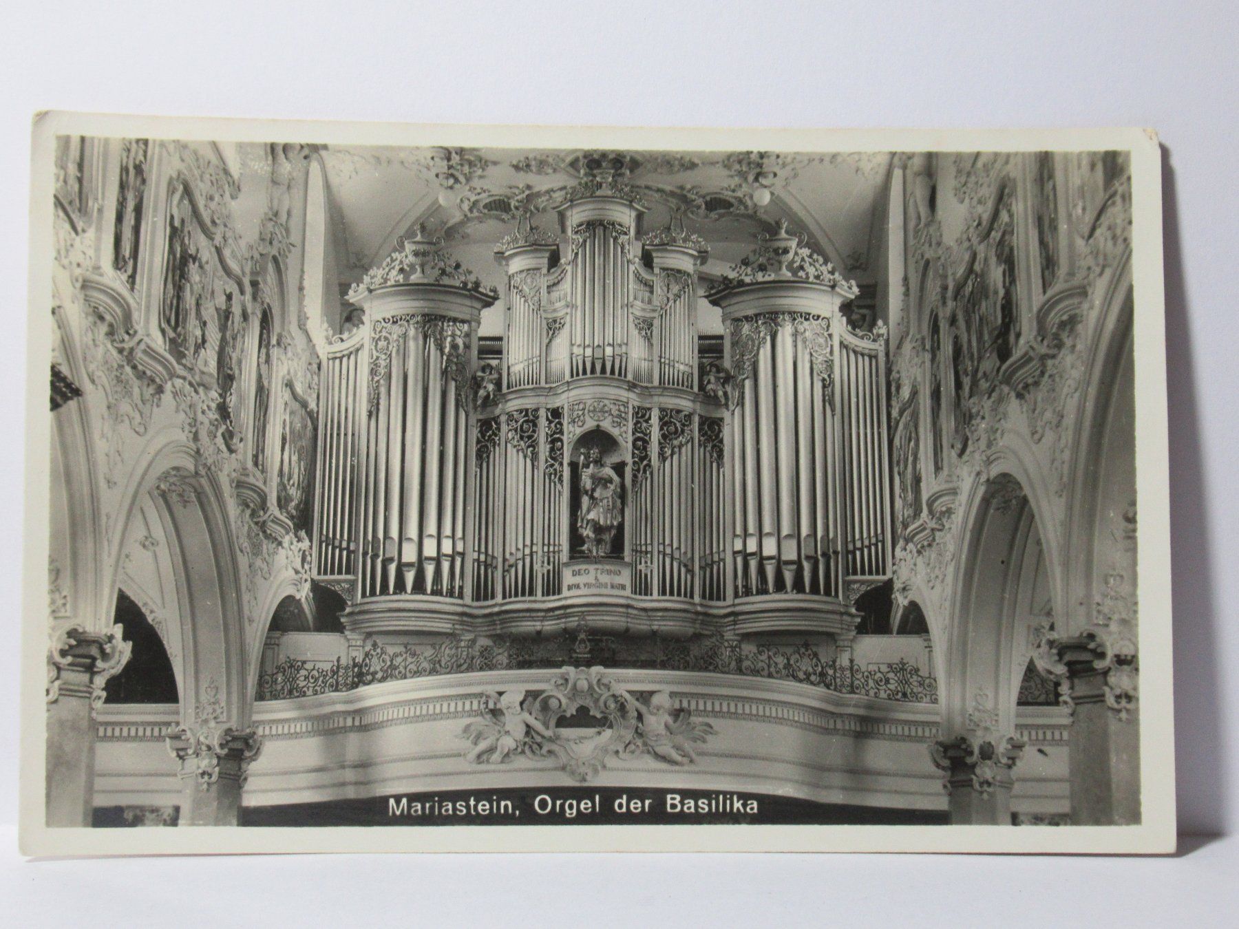 Cartes postales: Mariastein , Orgel der Basilika 1936 – D'occasion à Grenchen par Bluemchen1900
