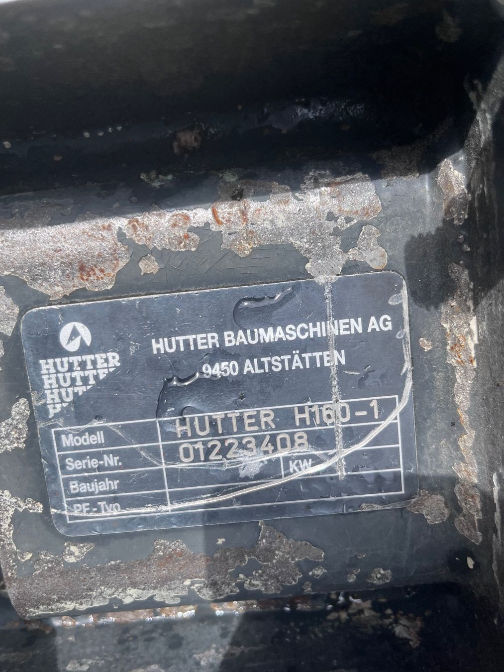 Alle Werkzeuge: Abbauhammer Hutter H160 – Defekt aus Safenwil von rom_ct95 3