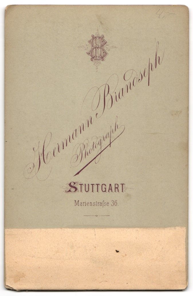 Photos & affiches: Fotografie Hermann Brandseph, Stuttgart, – D'occasion à Berlin par bartko-reher 1