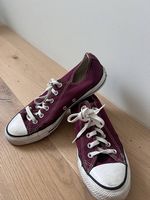 Bordeauxrote Converse in Grösse 41.5