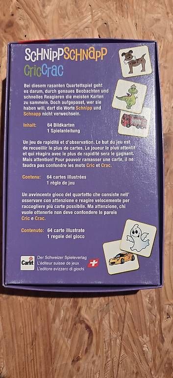 Giochi: Jeu schnippschnapp criccrac – Usato da Sergey venduto da Swixmax 1
