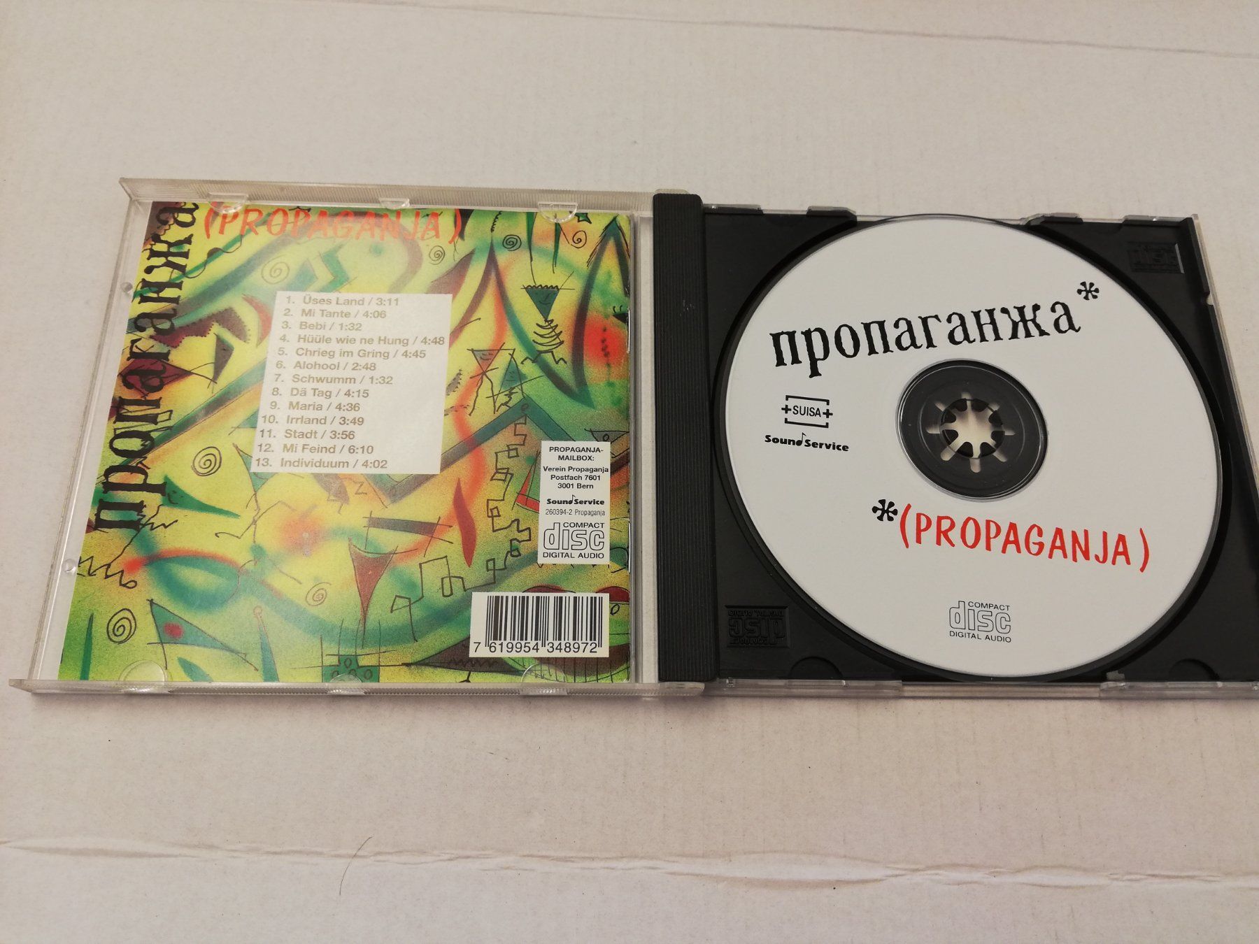 CD: PROPAGANJA - PRÄDIKAT EXIT – Usato da Bern venduto da Vinylsound.ch 2