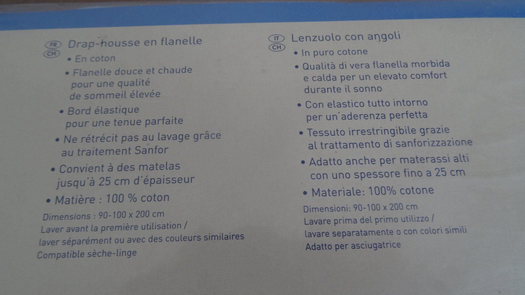 Biancheria da letto: Meradiso Feinbiber Spannbettlaken – Nuovo e nell'imballaggio originale da Ehrendingen venduto da CHMEX 5