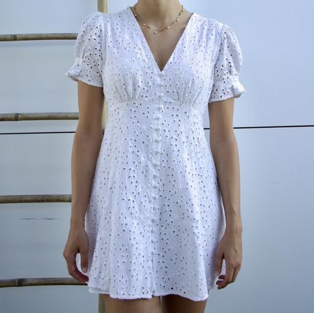 Weisses Minikleid von Forever New Gr. 36