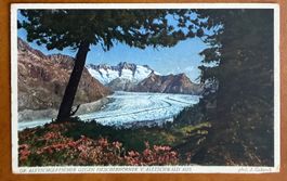 Aletschgletscher - Photo: J. Gaberell.  1922
