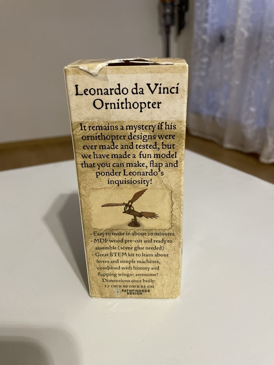 Kit di costruzioni: Leonardo da Vinci Ornithopter - Bausatz – Nuovo e nell'imballaggio originale da Rheineck venduto da cha_p9qy 1