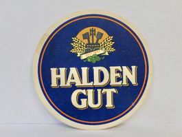 Bierdeckel HALDENGUT Bier Untersetzer Vintage Rarität
