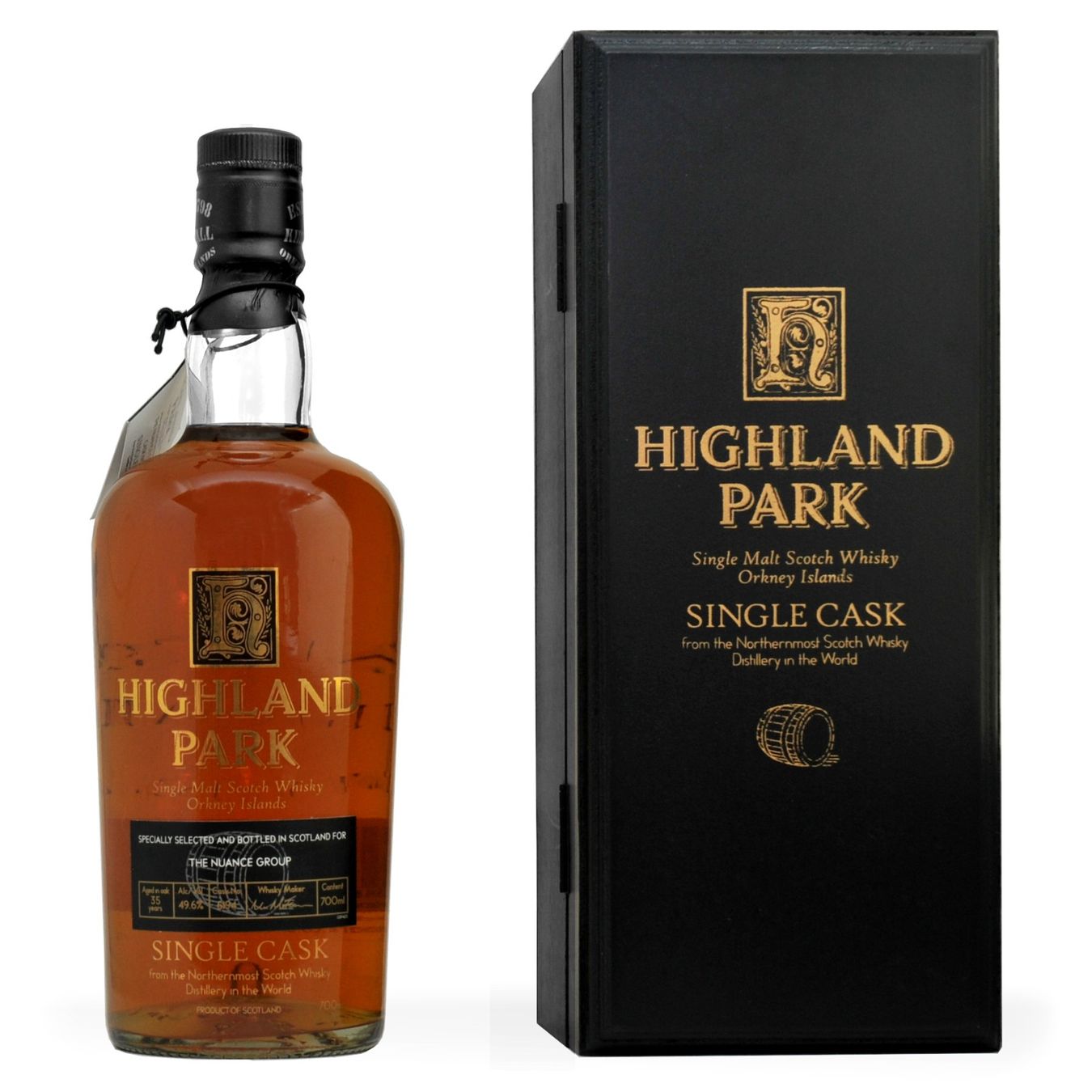 Highland Park Bevande alcoliche: Highland Park 1973 35Y Single Cask 6194 49.6% – Nuovo e nell'imballaggio originale da Wohlen AG venduto da MAXMALT