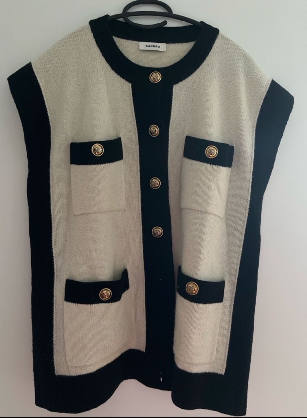 Sandro Gilet & Giacche senza maniche: Sandro Knit Vest in Wool - S – Nuovo (secondo la descrizione) da Neuchatel venduto da Mia_G
