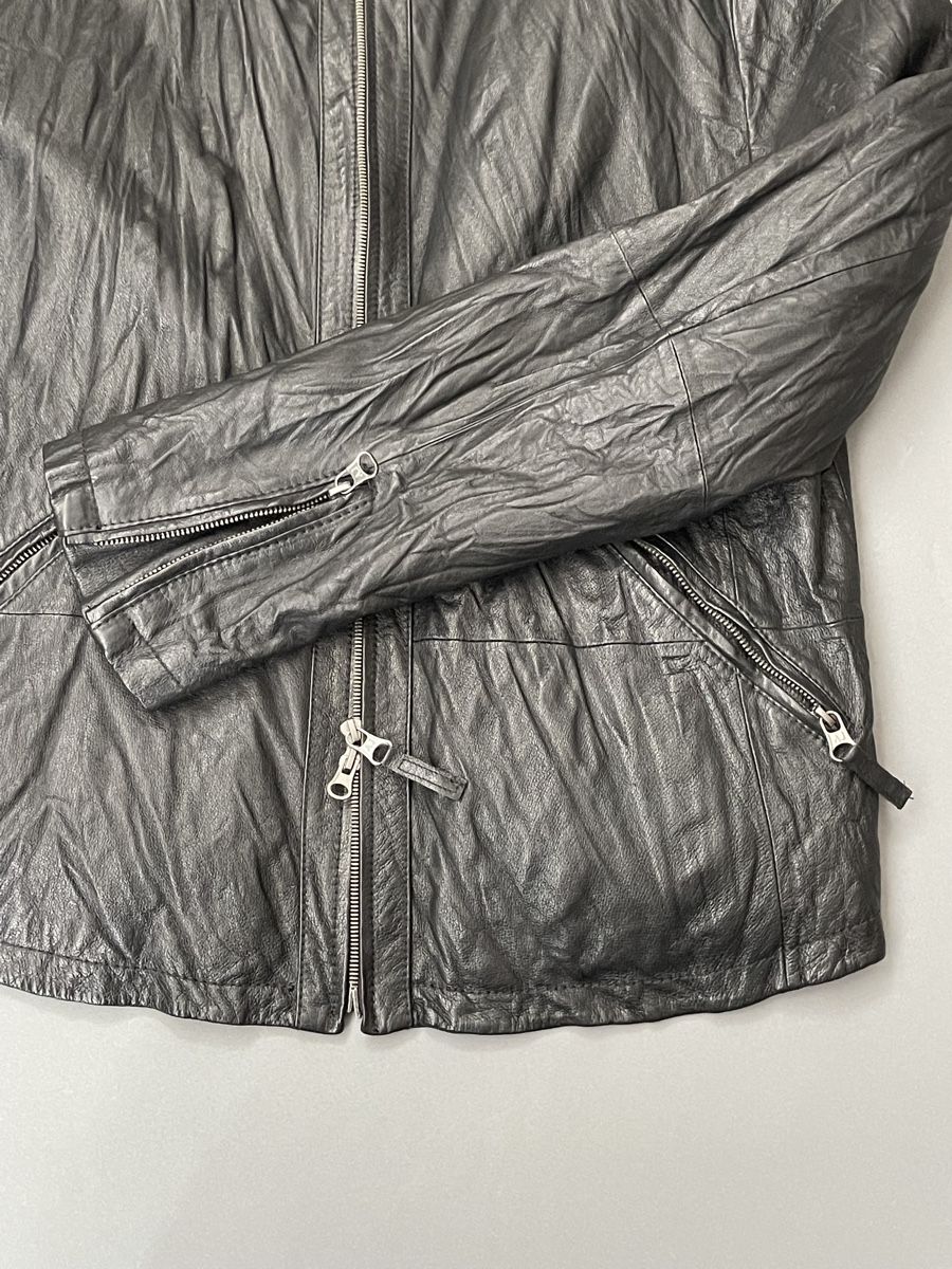 Armani Vestes: Armani Jeans Biker Leather Jacket – D'occasion à Zürich par drooppee 6