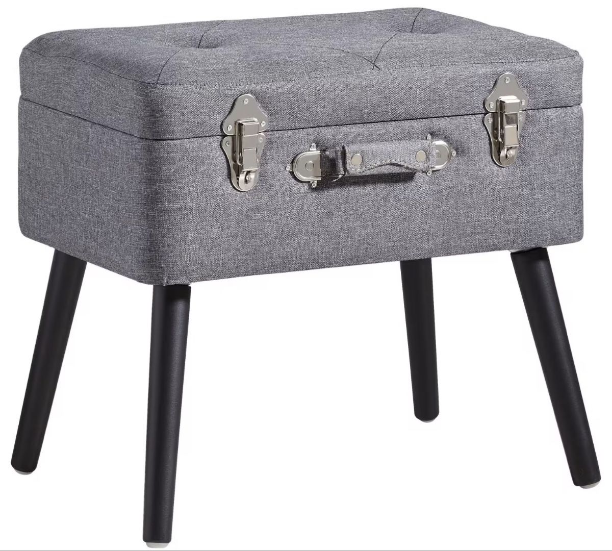 Sgabelli: Hocker Koffer grau mit Beinen gebraucht | Xora – Usato da Diegten venduto da Guettler01