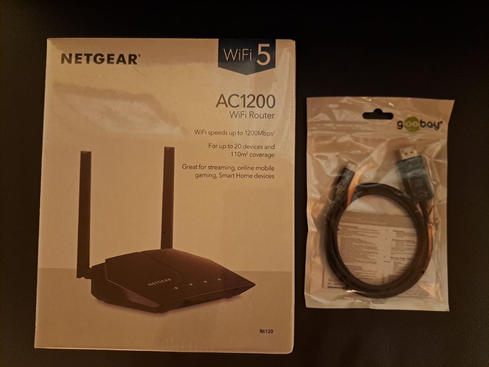 Netgear AC1200 WLAN Router und USB-C, Ideal fürs Homeoffice (Neu und ...