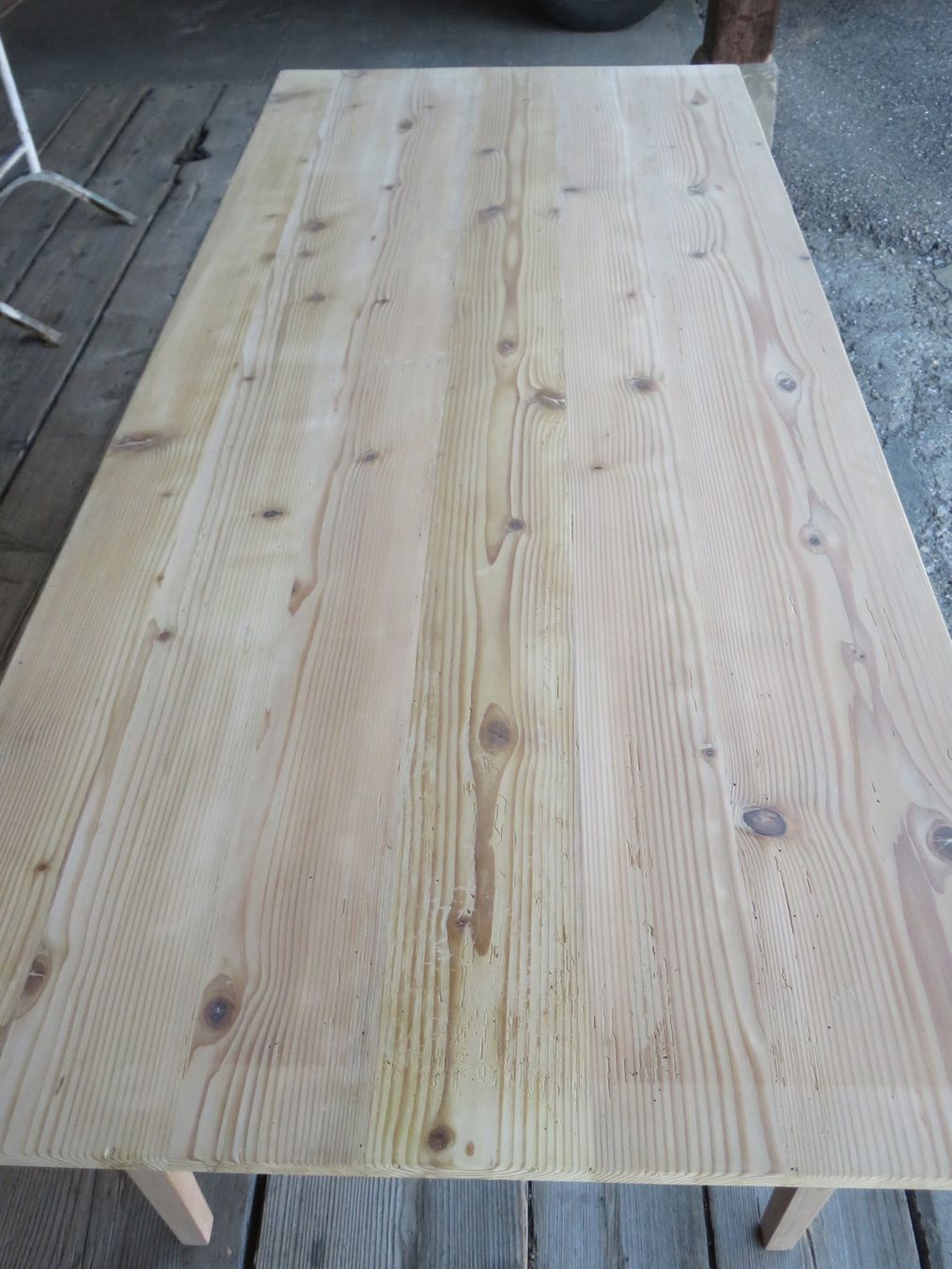 Tavoli: antiker Biedermeier-Tannentisch 190cm – Usato da Ruswil venduto da Mfladibus 3