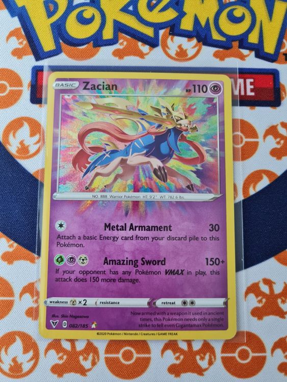 Zacian Amazing Rare Vivid Voltage Englisch | Kaufen Auf Ricardo