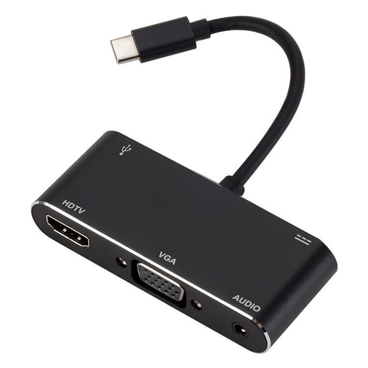 Unità & Adattatore: USB-C / Typ C zu HDMI / VGA / USB 3.0 / – Nuovo e nell'imballaggio originale da Aesch BL venduto da Elektronik_Laden 1