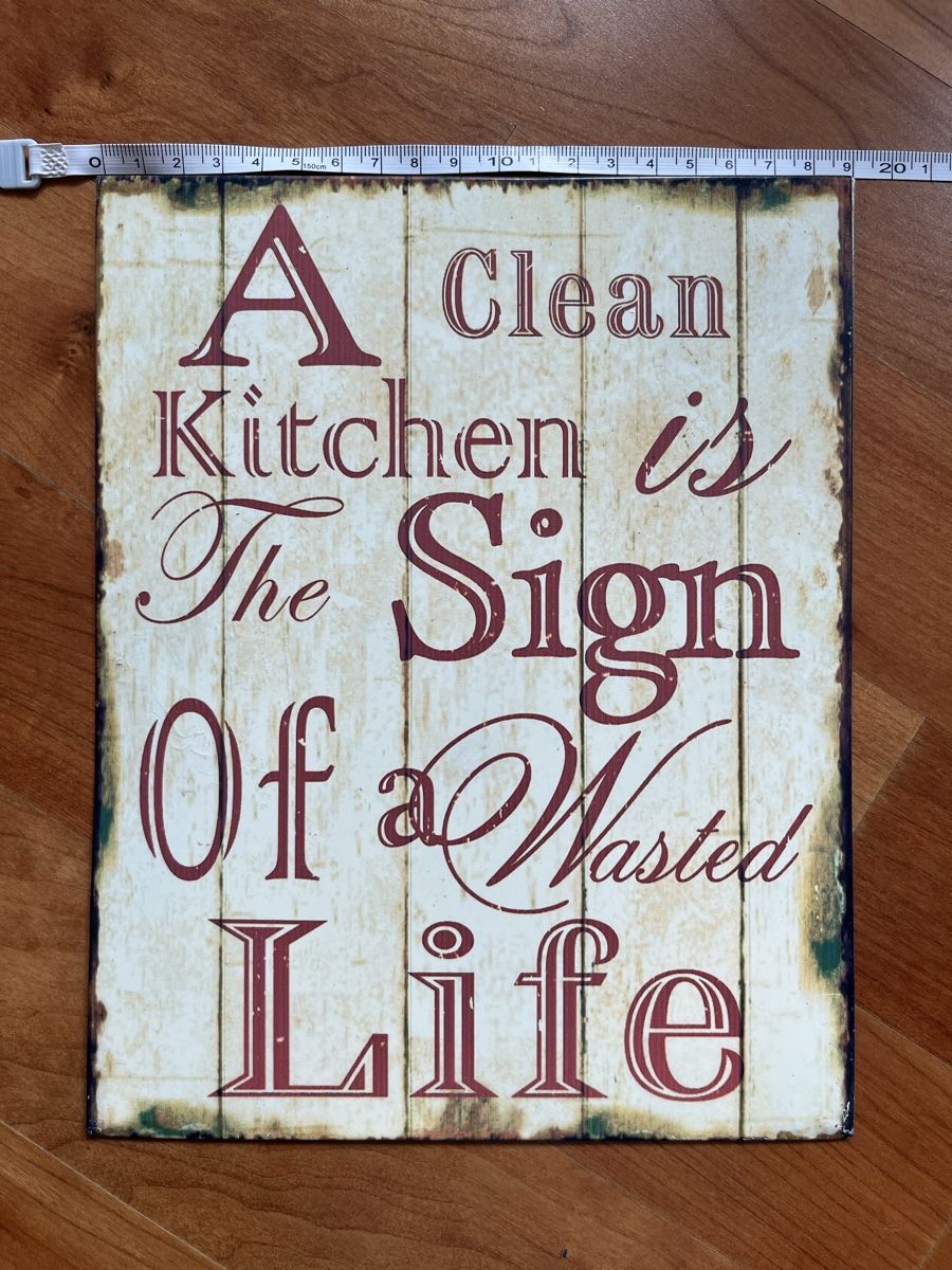 Insegne: Blechschild „Kitchen“ – Usato da Allschwil venduto da sar_9sy9 2