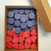 Papierschachteln Herz & Rund, Geschenkboxen Hochzeit