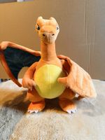 Plüschtier Glurak, Pokemon, gut erhalten, gross, Sommer-Deko