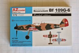 AZ model 1/72 Swiss Messerschmitt Bf 109 G-6 limited neuw.