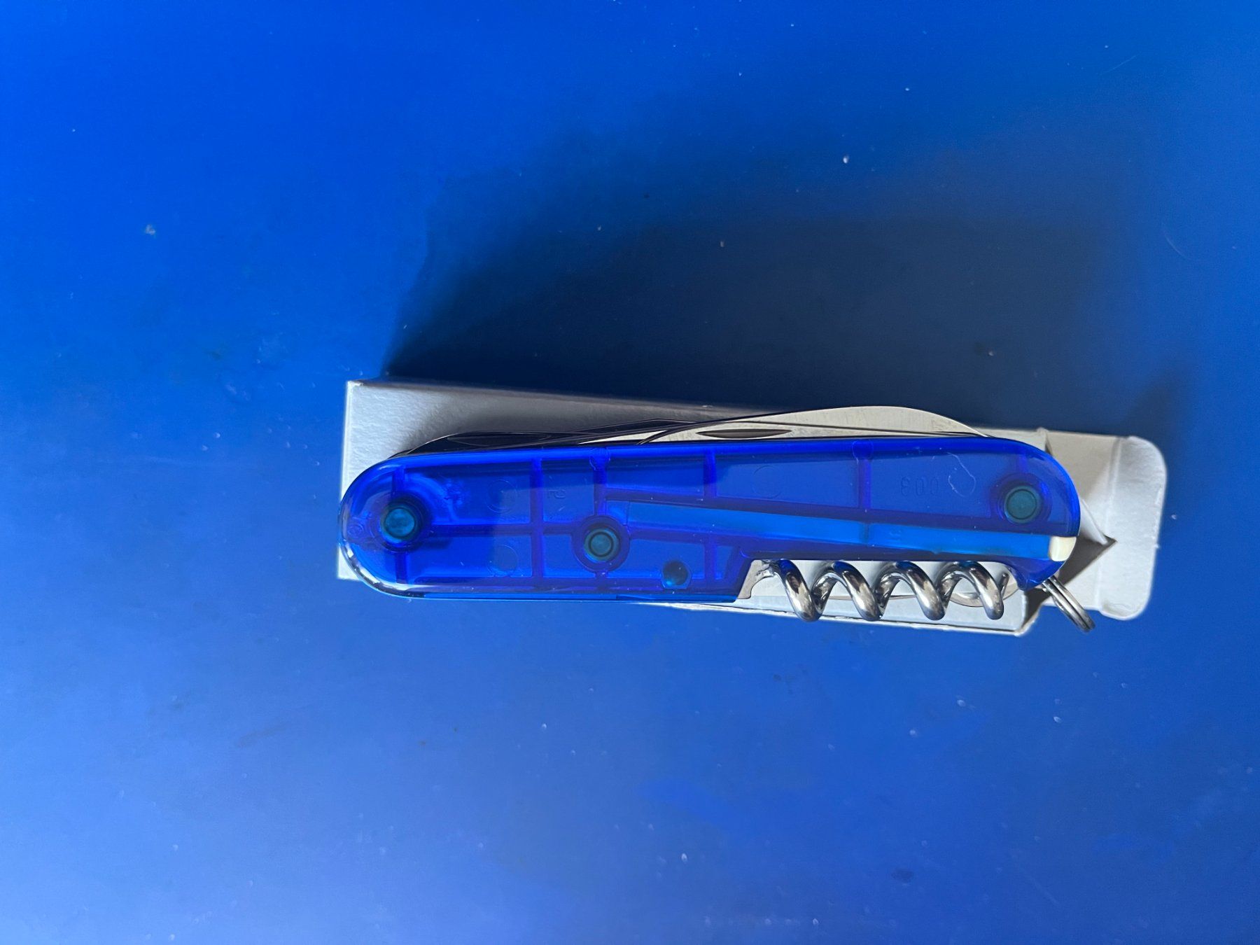 Victorinox Coltelli tascabile: Neues Victorinox Climber blau transp. – Nuovo e nell'imballaggio originale da Dintikon venduto da Redgar58 3