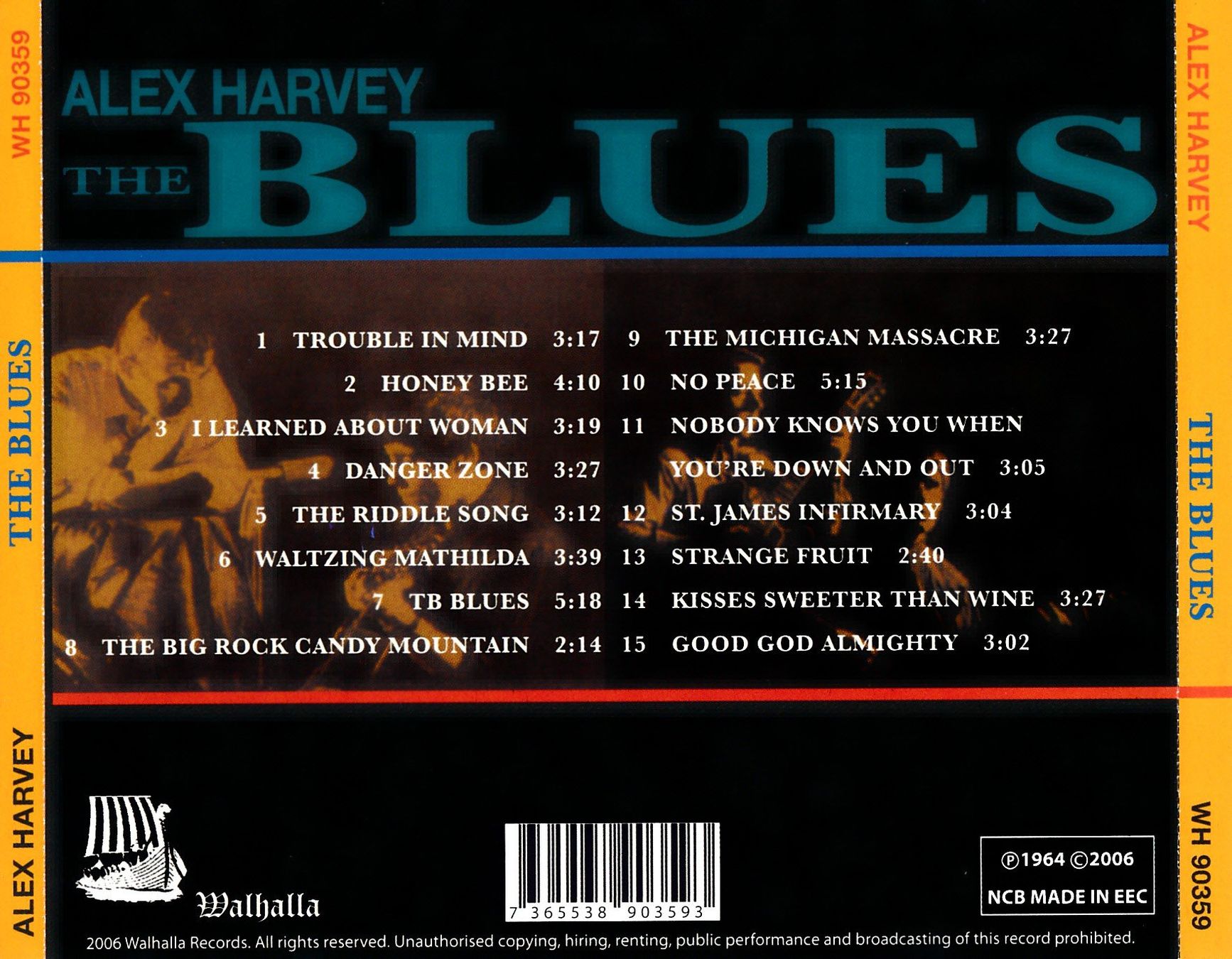 CD: ALEX HARVEY - THE BLUES (CD) – Usato da Hedingen venduto da Studers 1