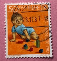 Nr.J 304 Kriechendes Kind Pro Juventute GESTEMPELT 1987    