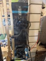 Snowboard Nidecker 135cm mit Bindung schwarz 2x gebraucht