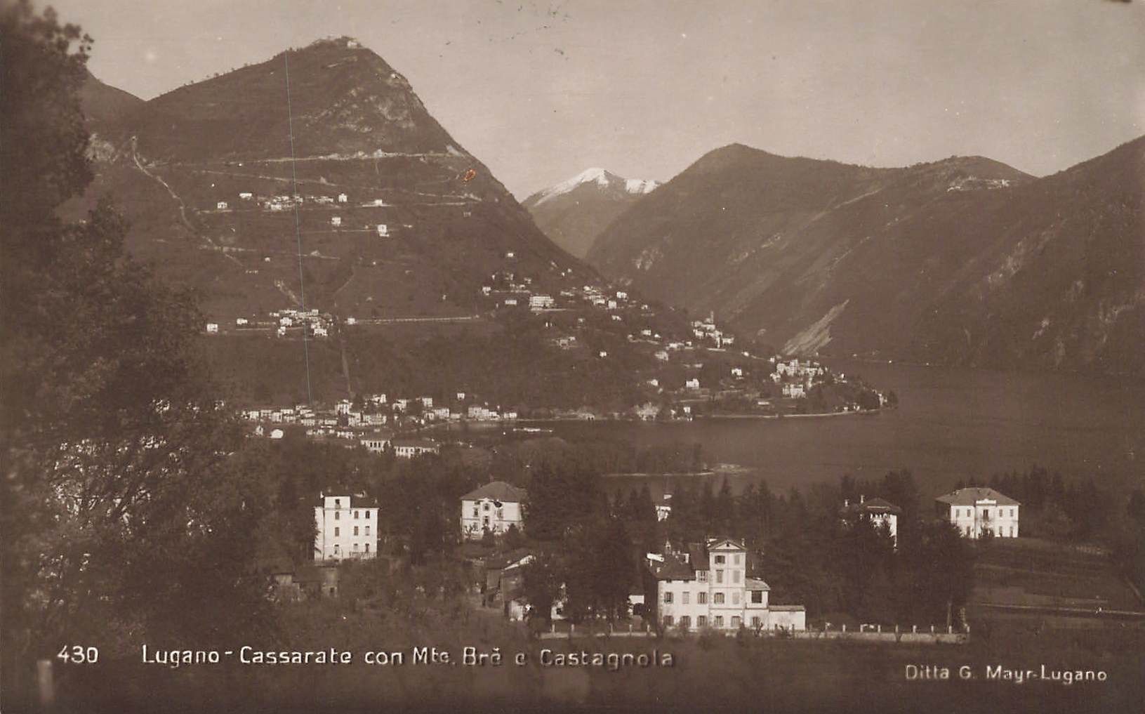 Ansichtskarten: Lugano Cassarate – Gebraucht aus Biasca von Blenio71