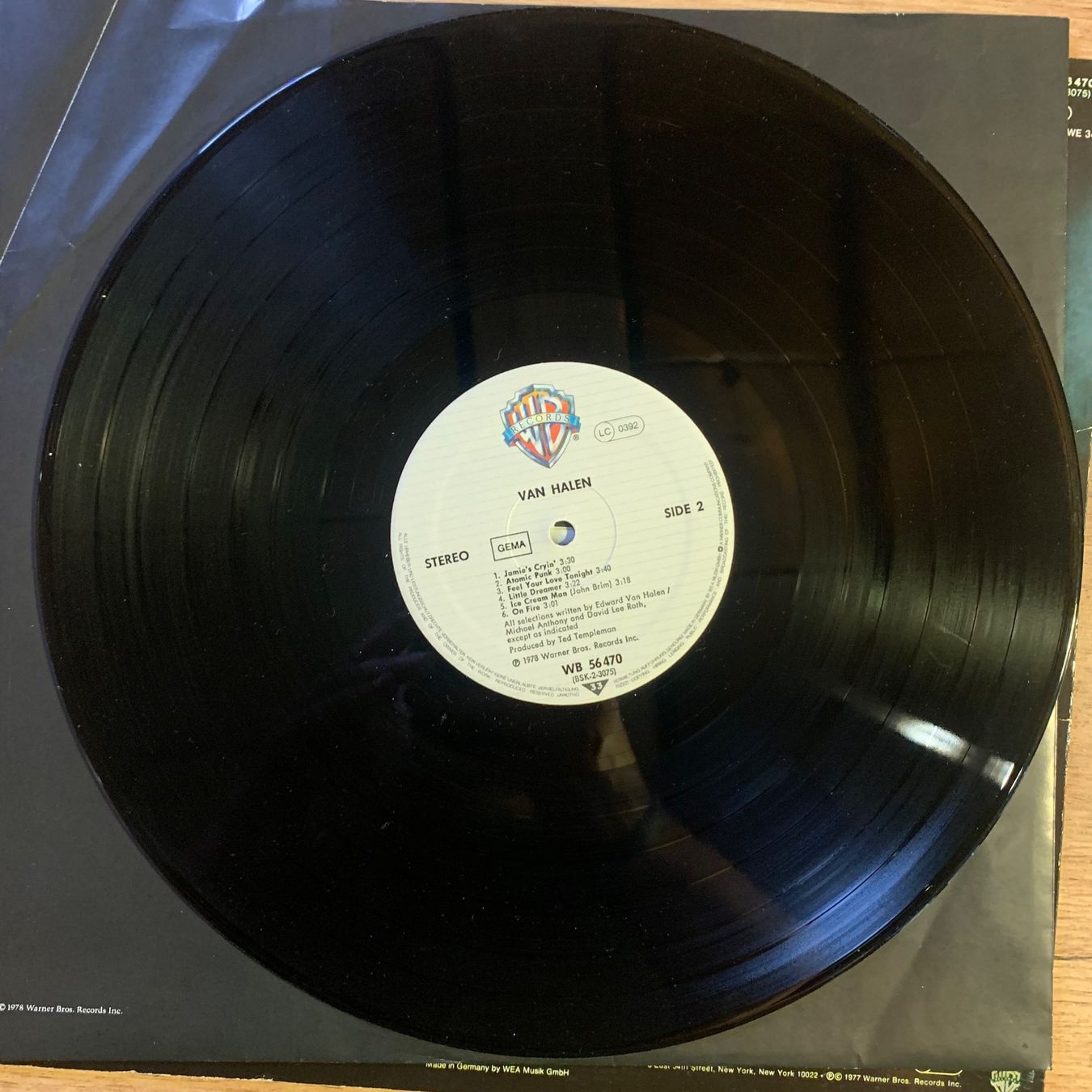Vinyles: VAN HALEN - VAN HALEN...RE GER...VG+/VG+ – D'occasion à Gals par Diskopat 3