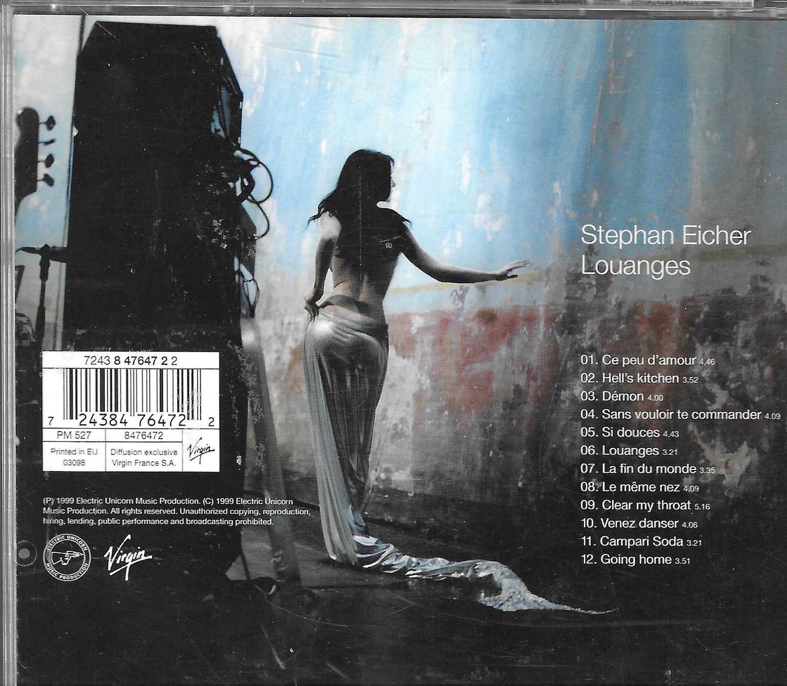 CDs: Stephan Eicher - Louanges – D'occasion à Savagnier par Ne2065 1