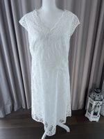 Madeleine Kleid, Gr. 42, Weiss, Sommerlich leicht!
