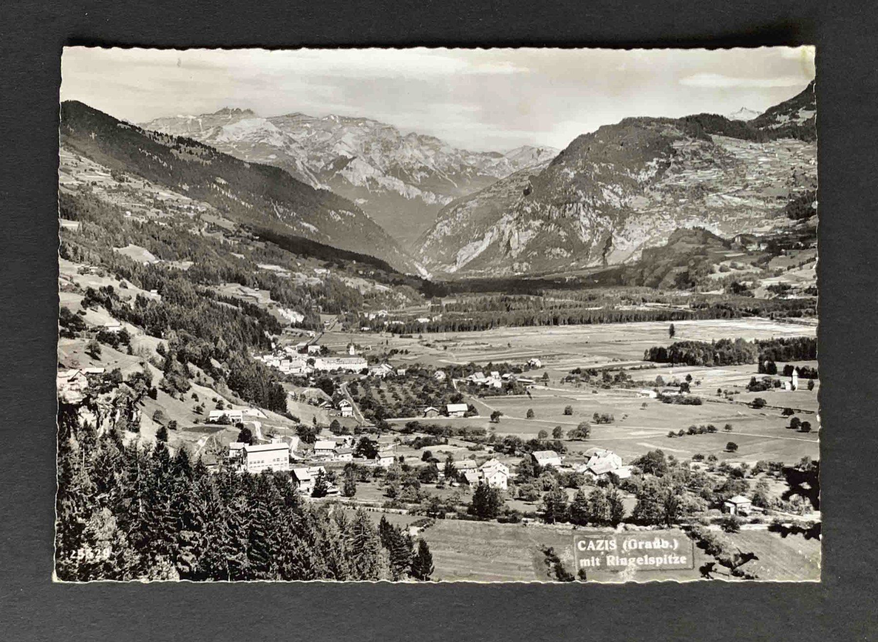 Cartoline postali: AK Cazis graub mit Ringelspitze – Usato da Goldau venduto da artelier1
