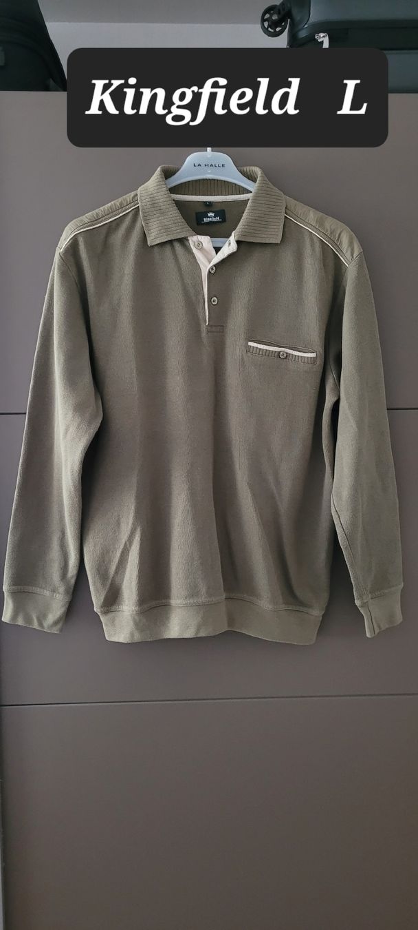 Pulls & Sweat-shirts: Pull Kingfield homme taille L kaki/Coton – Neuf (Voir description) à Vevey par obi_n8zc