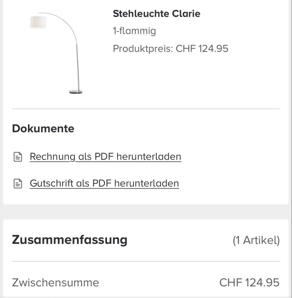 Lampade: Stehleuchte Clarie Home24 – Nuovo (secondo la descrizione) da Zürich venduto da leo_kx8v 1