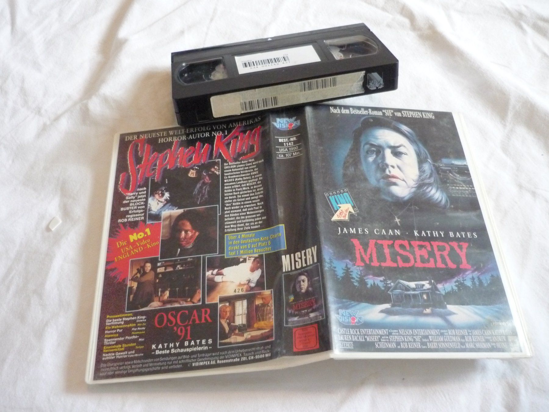 Tutti i VHS: VHS 80s Erstausgabe - Misery - Stephen King – Usato da Beringen venduto da Flatretriever 1