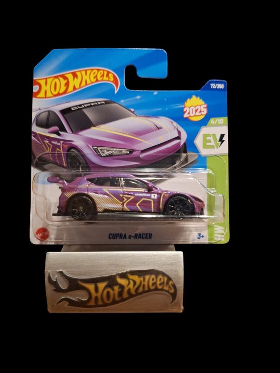 Hot Wheels Cupra E-Racer Diecast Car – HW EV Series 4/10, 1:64 Scale Electric Race Car Model