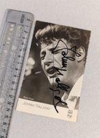 Johnny Hallyday, photo dédicacée, 1962