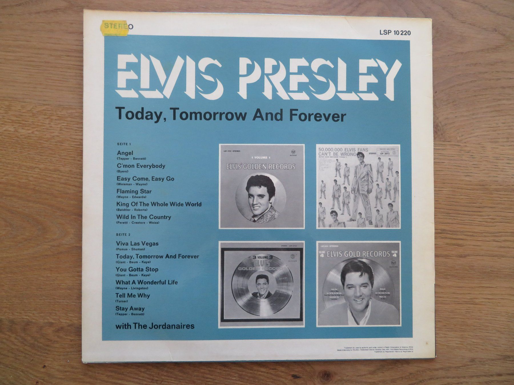 Schallplatten: ELVIS PRESLEY TODAY TOMORROW AND FOREVER – Gebraucht aus Zürich von max_cp5f 1