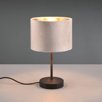 Tischleuchte, Stoffschirm, 20 cm Höhe