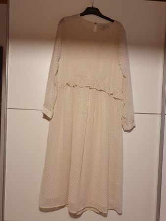 Sale: Romantisches Minimum-Midikleid (34), 2x getragen