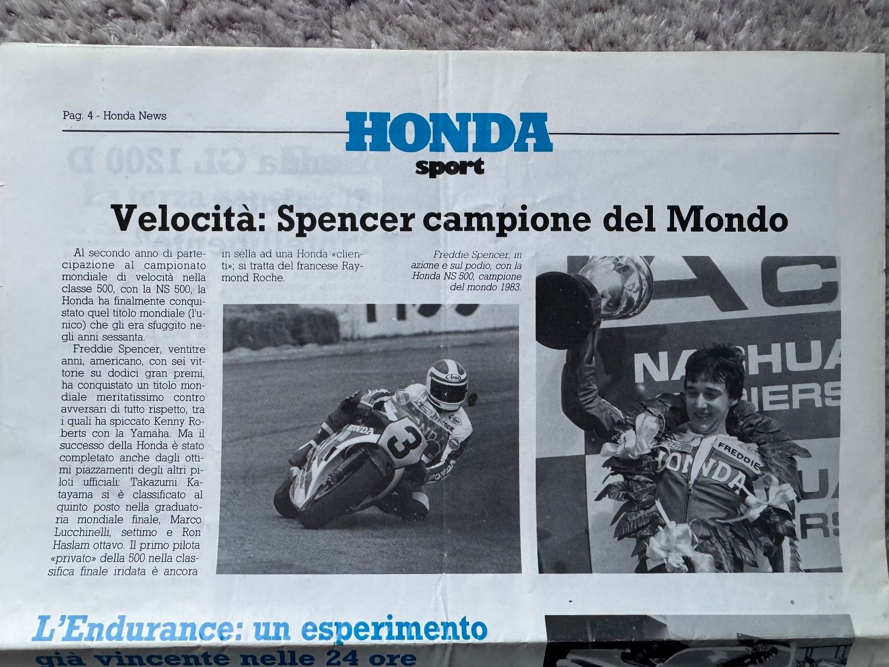 Honda Strasse: Honda VF 1000 R / Freddie Spencer – Gebraucht aus Morrens VD von kawah2 5