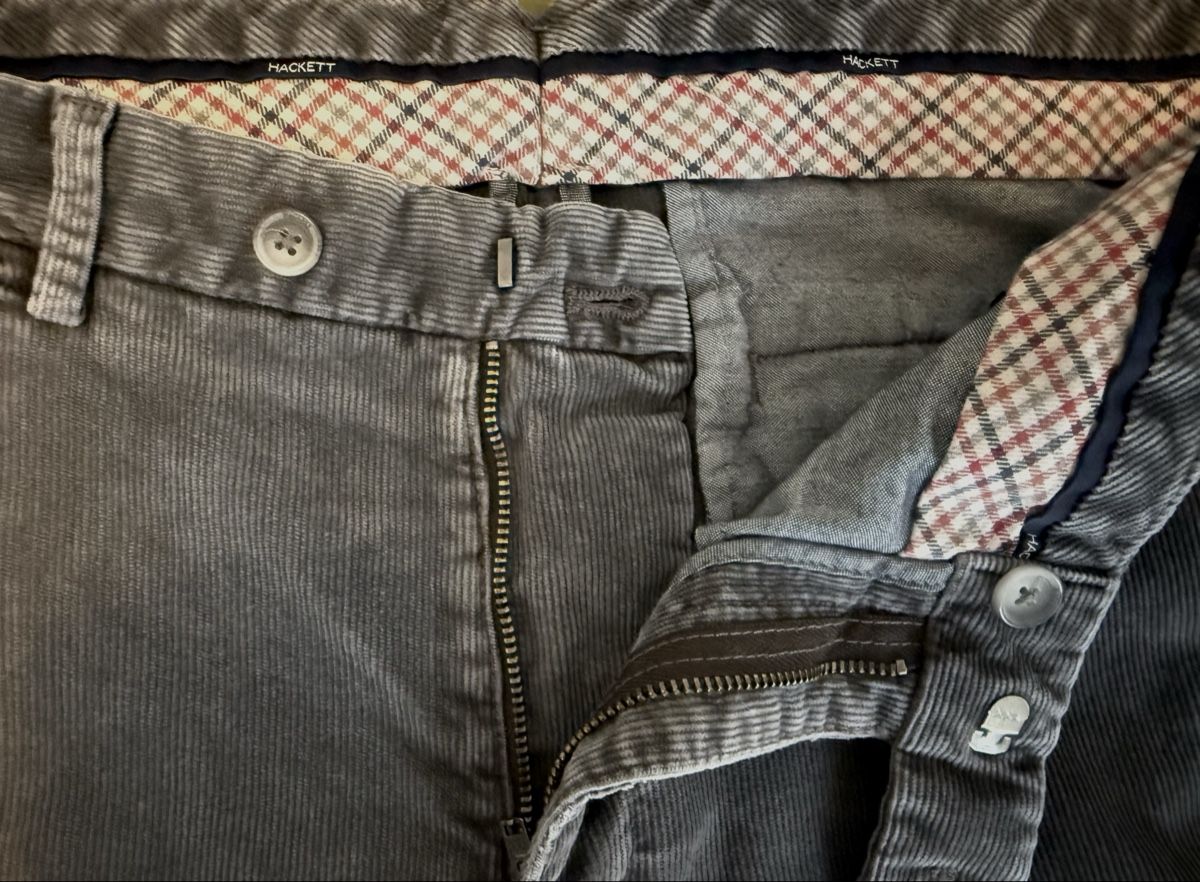 Hackett Pantaloni: Hackett London Cord Chinos - Grey - Size 32L – Usato da Zollikerberg venduto da MK-13 4