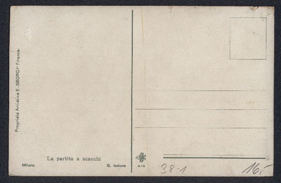 Cartoline postali: Prinzessin bei einer Partie Schach mit d – Usato da Berlin venduto da bartko-reher 1