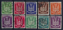 Flugpost Lot Deutsches Reichgute und saubere Werte gest.