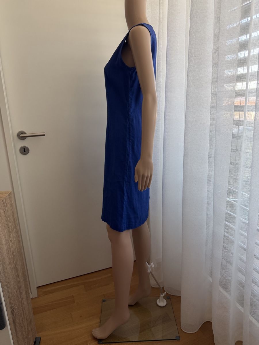 Vestiti: Leinen Kleid mit Hemd, blau Gr S – Usato da Basel venduto da Ksjusha 1